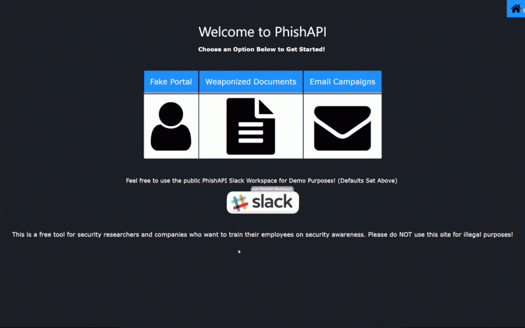 Offensive Security Tool: Phishing-API