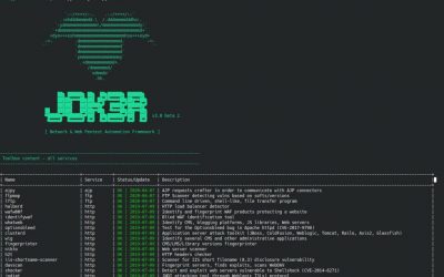 Offensive Security Tool: Jok3r