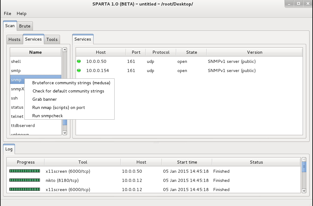 Offensive Security Tool: Sparta