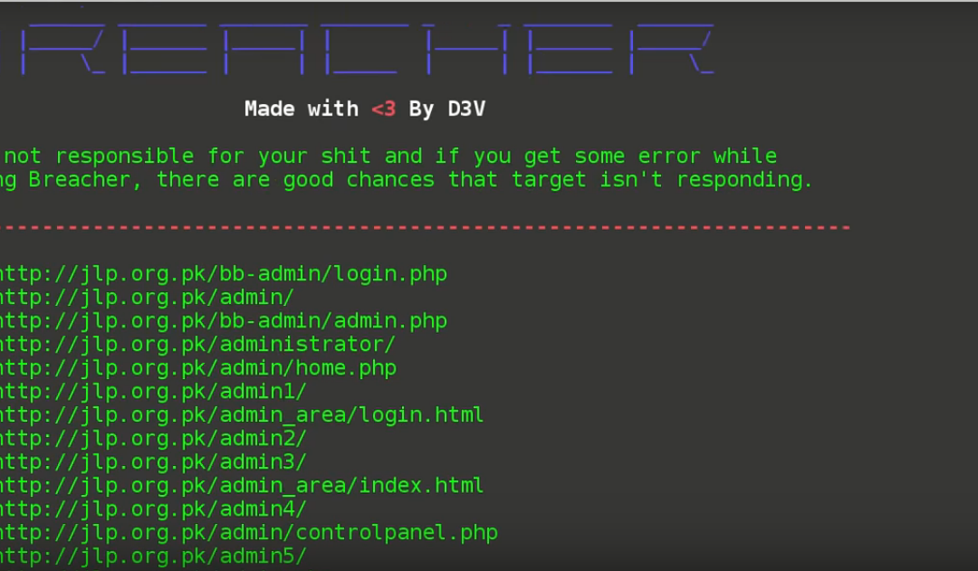 Offensive Security Tool: Breacher
