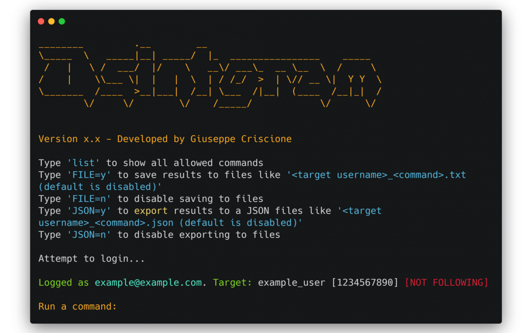 OSINT Tool: Osintgram