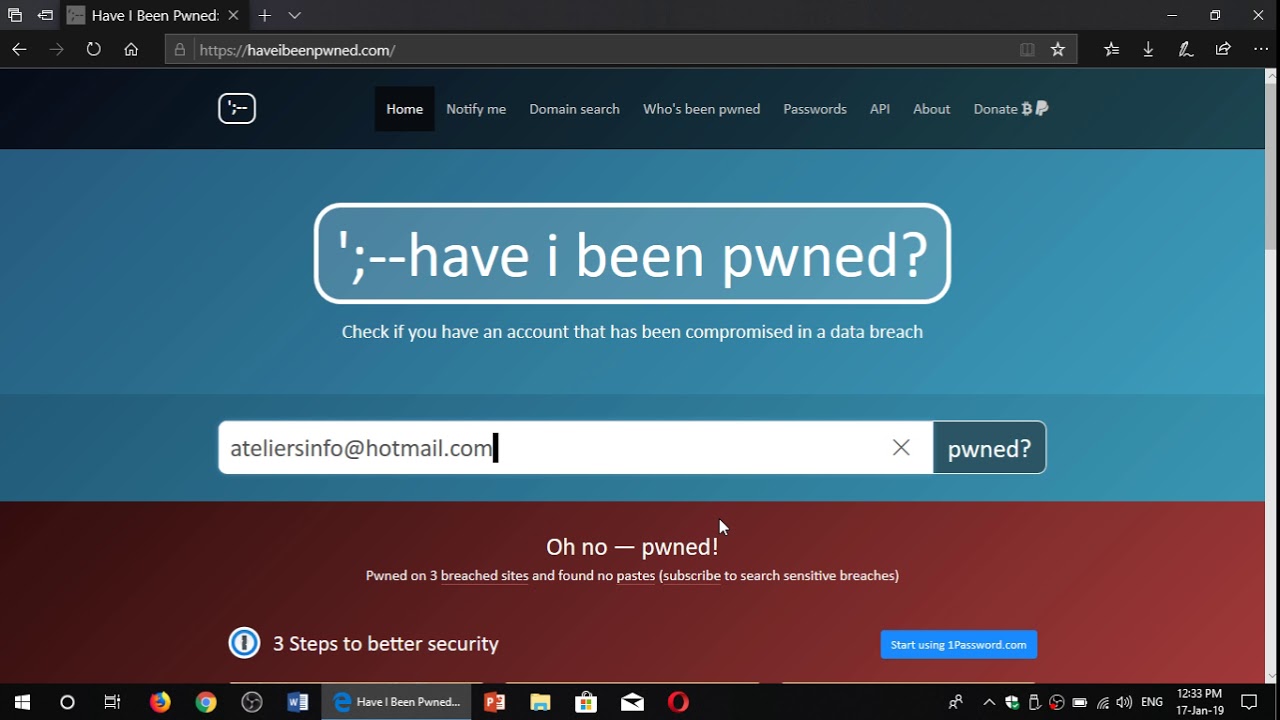 Have I Been Pwned RedLine malware