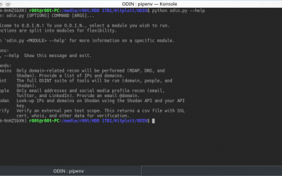 OSINT & Recon Tool: Odin