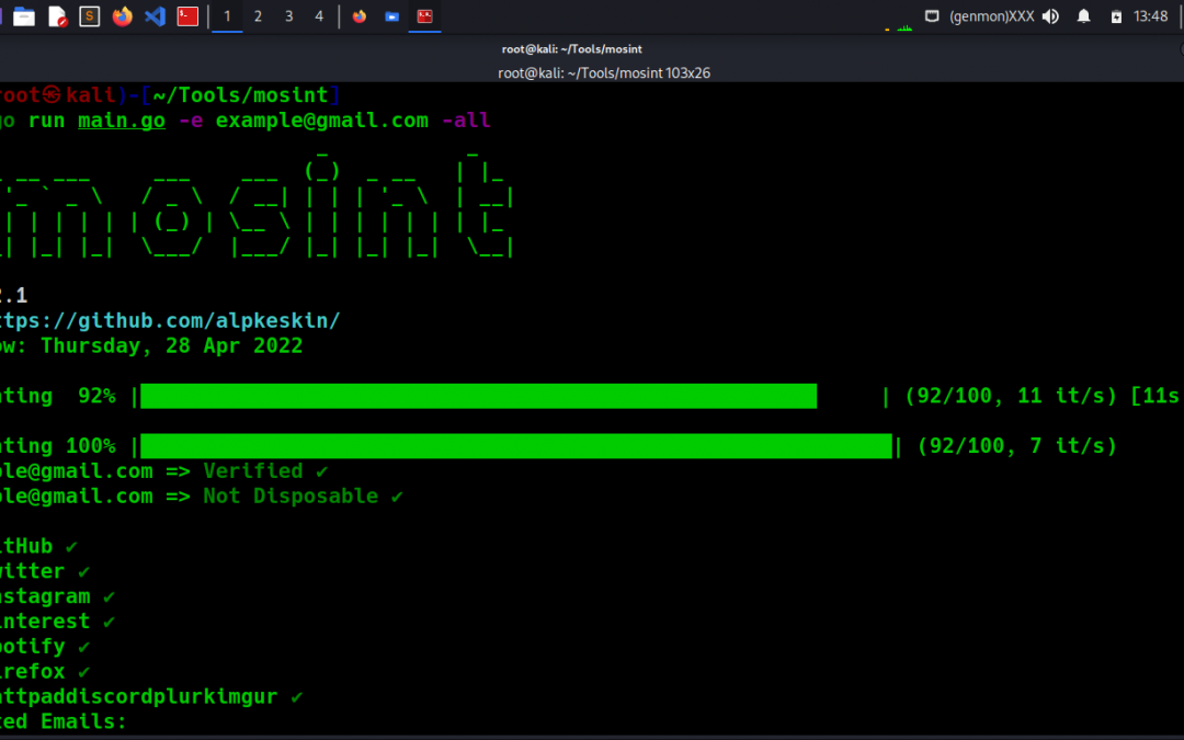 OSINT Tool: MOSINT