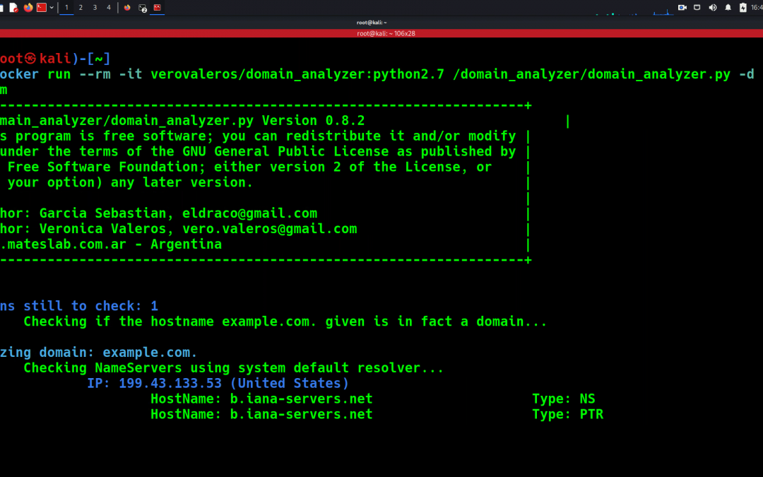 Recon Tool: Domain Analyzer