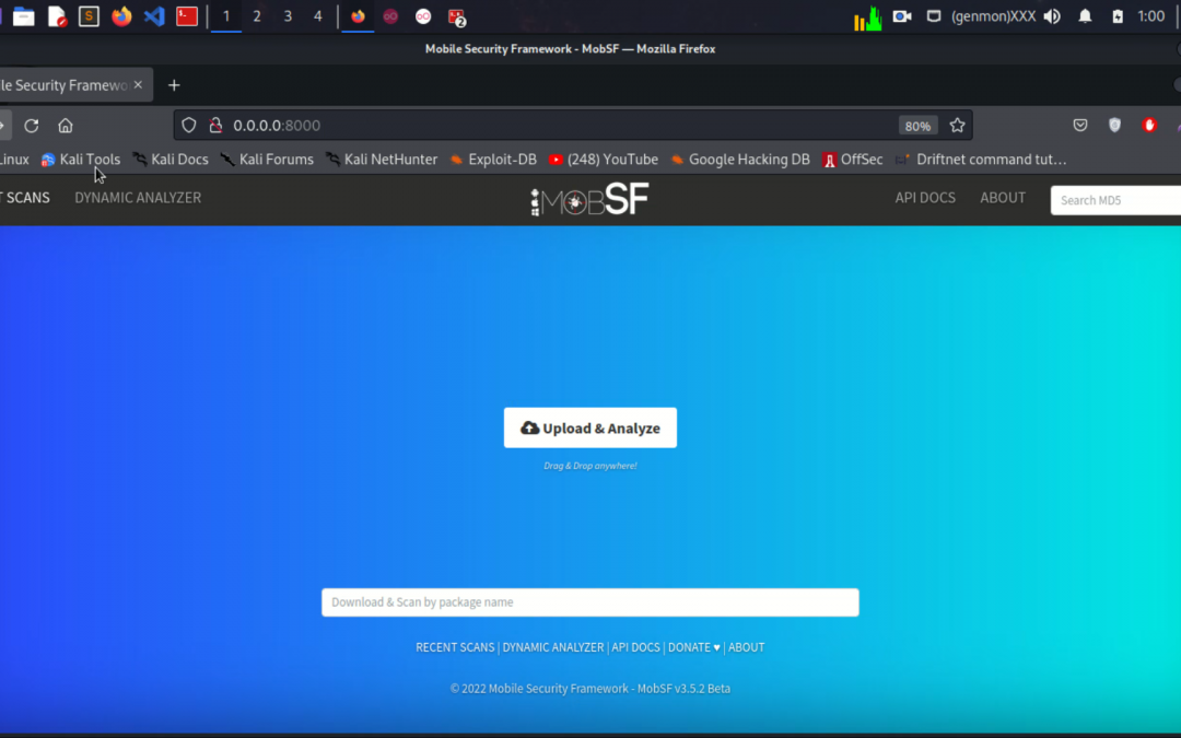 Offensive Security Tool: Mobile Security Framework (MobSF)