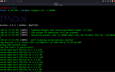 Recon Tool: JFScan