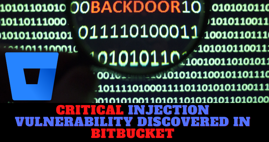 critical command injection vulnerability in a Bitbucket