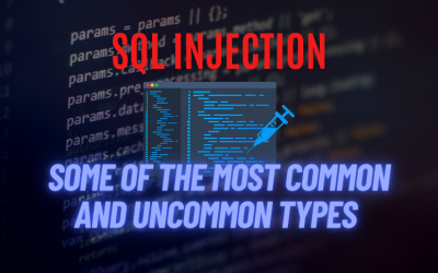 Common and Uncommon types of SQL Injection