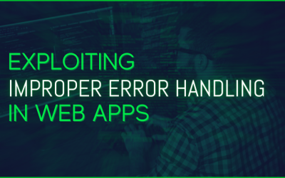 How to Exploit “improper error handling” in Web Applications