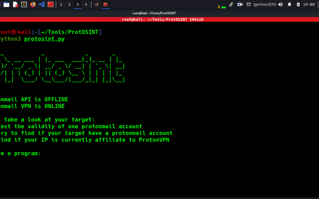 OSINT Tool: ProtOSINT