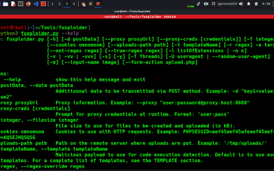Offensive Security Tool: fuxploider