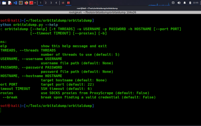 Offensive Security Tool: OrbitalDump