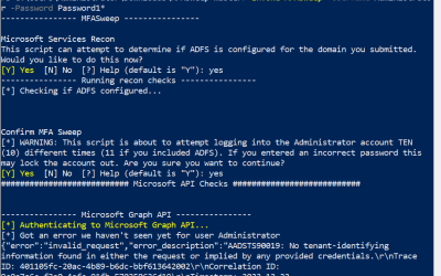 Recon Tool: MFASweep