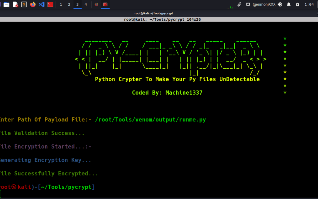 Offensive Security Tool: Pycrypt