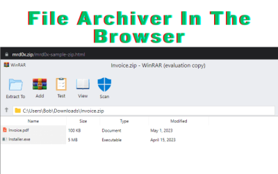 Clever Phishing Toolkit Emerges: Fake WinRAR and Windows File Explorer on ZIP Domains