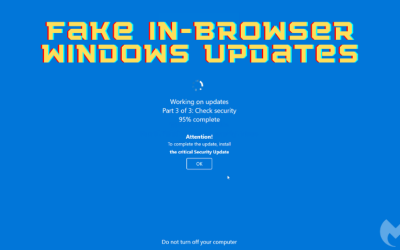 In-Browser Windows Update Simulation Used as a Vehicle for Aurora Malware