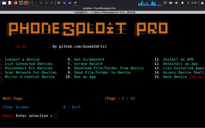 Offensive Security Tool: PhoneSploit Pro