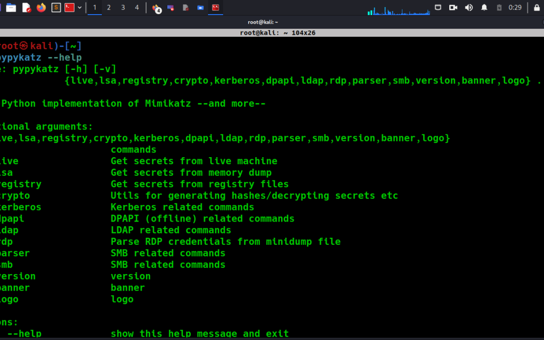 Offensive Security Tool: Pypykatz