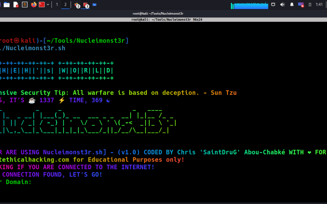 Offensive Security Tool: Nucleimonst3r