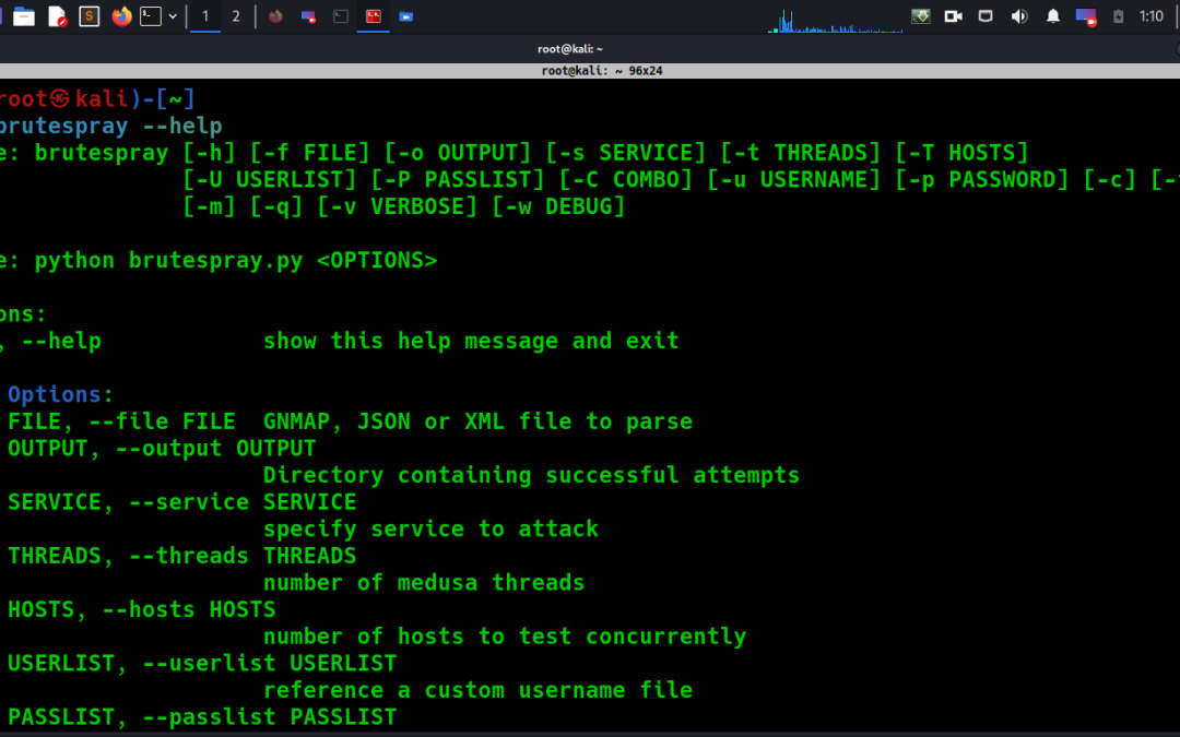 Offensive Security Tool: BruteSpray