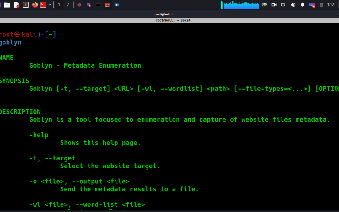 Recon Tool: Goblyn