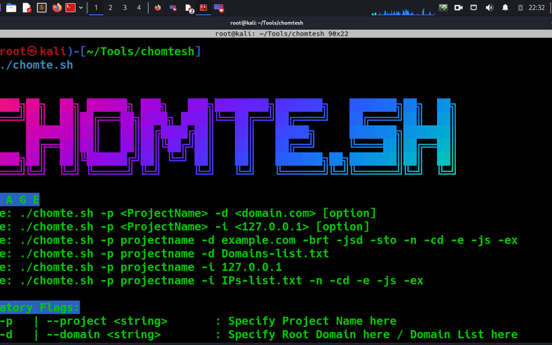 Recon Tool: CHOMTE.SH