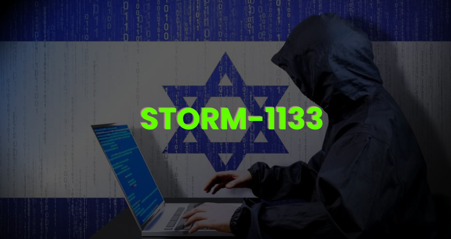 Gaza-Based Cyber Threat Actor 'Storm-1133' Strikes Israeli Energy and Defense Sectors, Microsoft Reveals