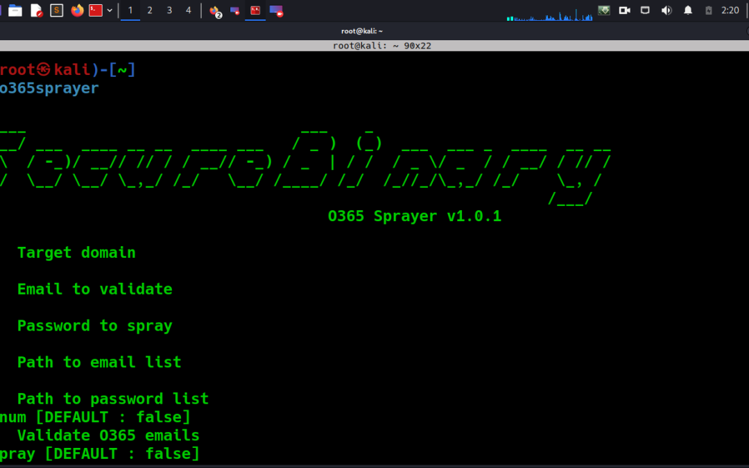Offensive Security Tool: o365sprayer