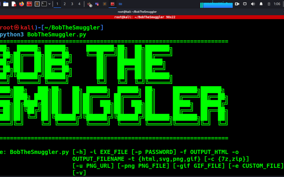 Offensive Security Tool: Bob The Smuggler