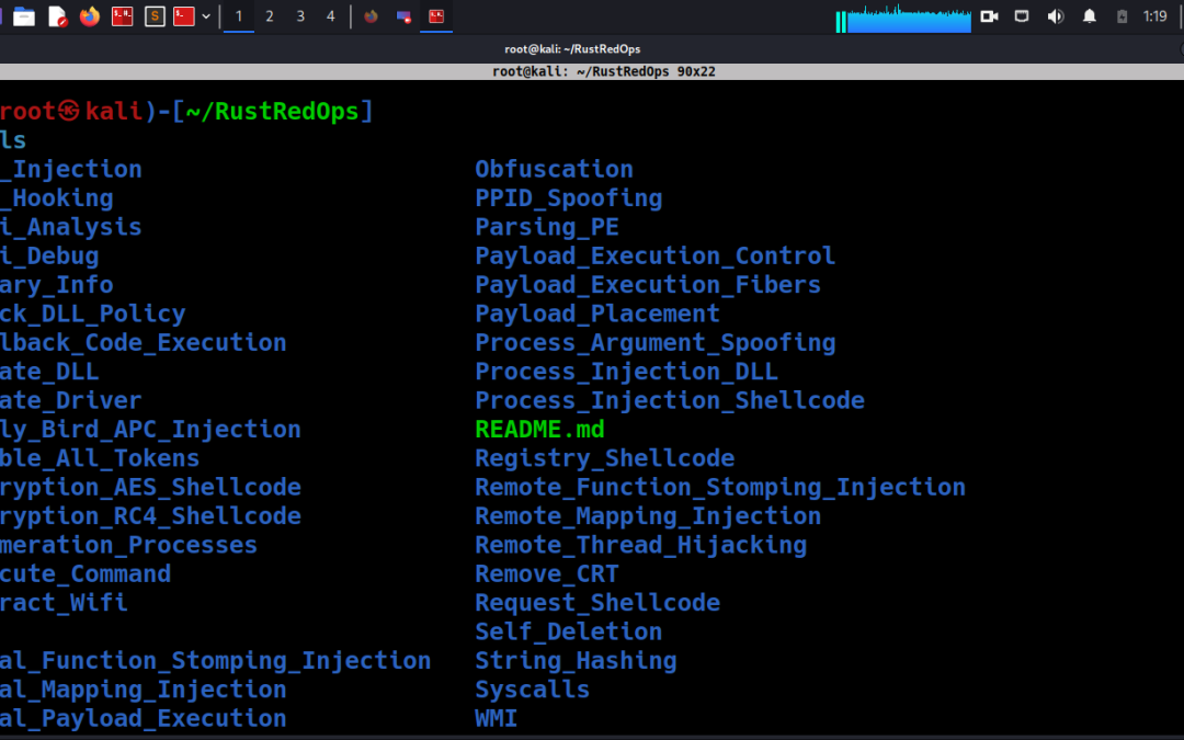 Offensive Security Techniques Repo: RustRedOps