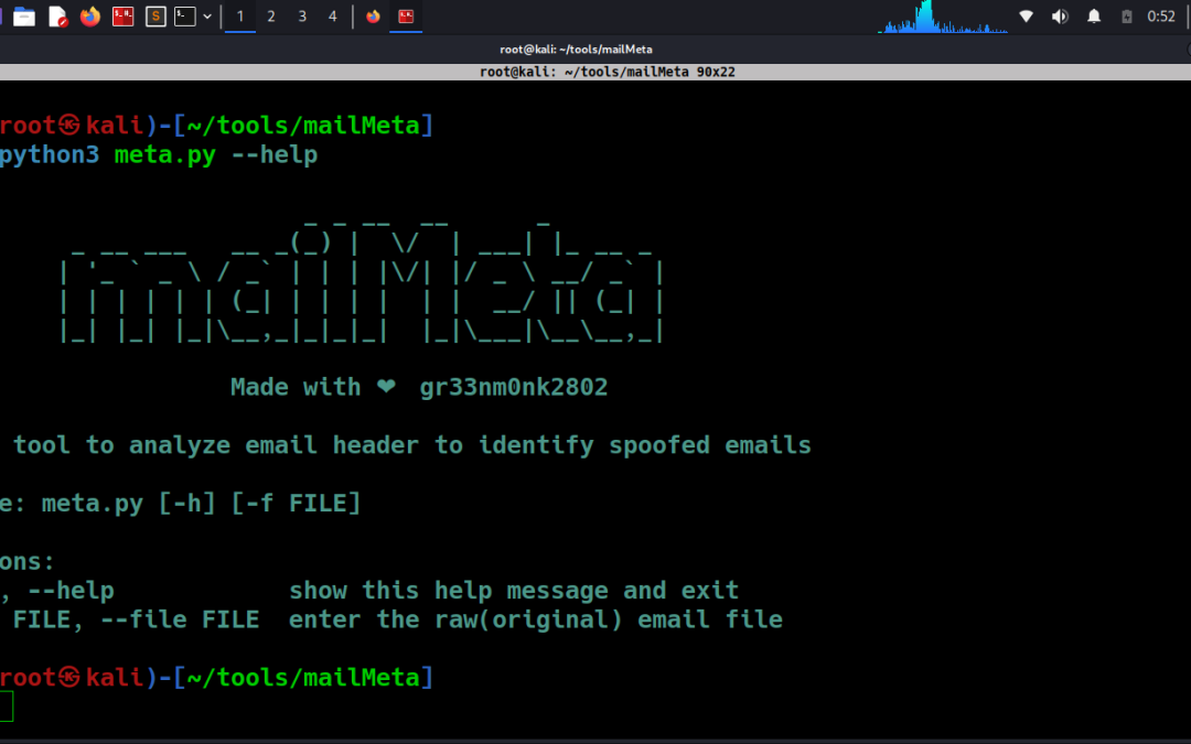 Digital Forensics Tool: mailMeta