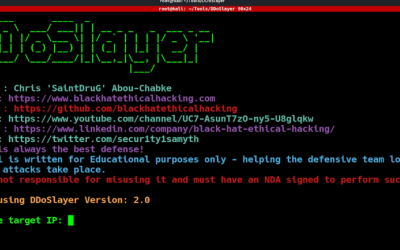 Offensive Security Tool: DDoSlayer