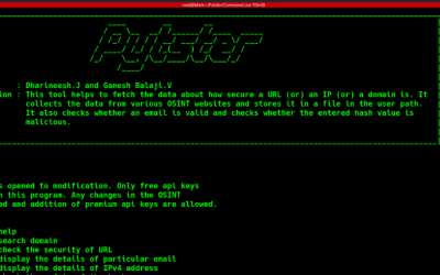 OSINT Tool: Pytster