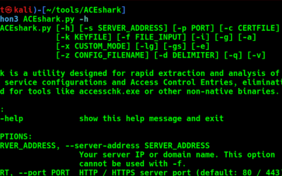 Offensive Security Tool: ACEshark